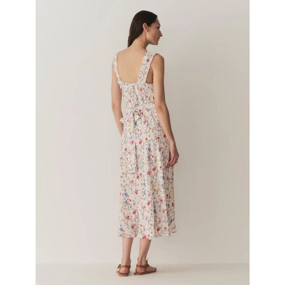 Doen ASCELLA DRESS IN BLANC FLOWERING MEADOW Large - Picture 4 of 9